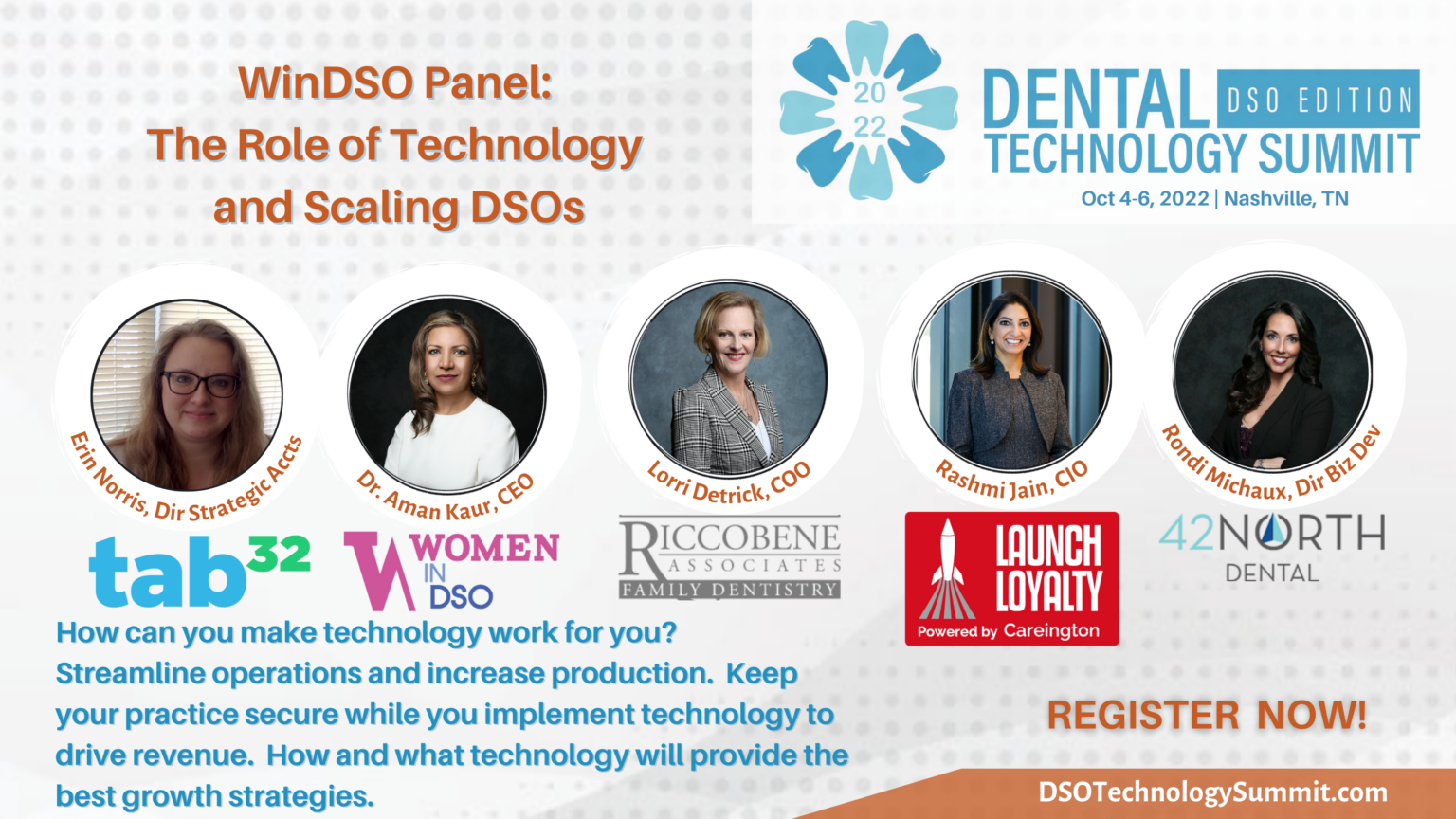 The Role of Technology and Scaling DSOs DSO Tech Summit