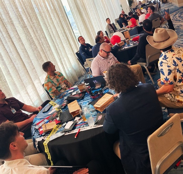 Participants at the DSO Tech Summit 2025 discussing vendor challenges
