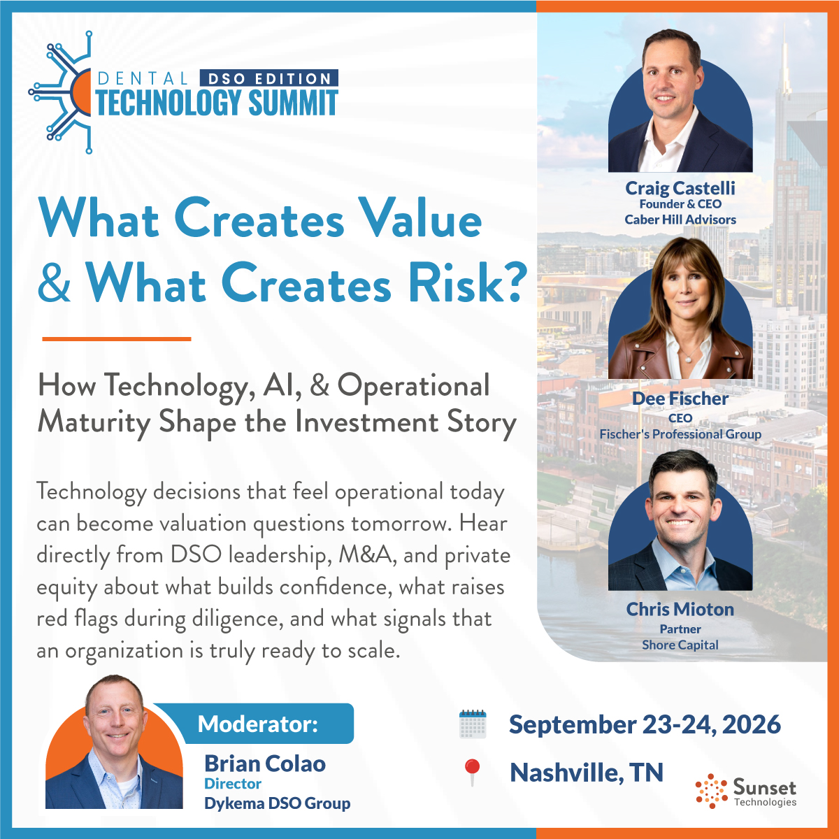 What creates value and what creates risk